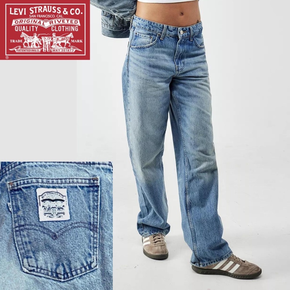 Vintage Rare Levi's Two Horse White Patch Jeans